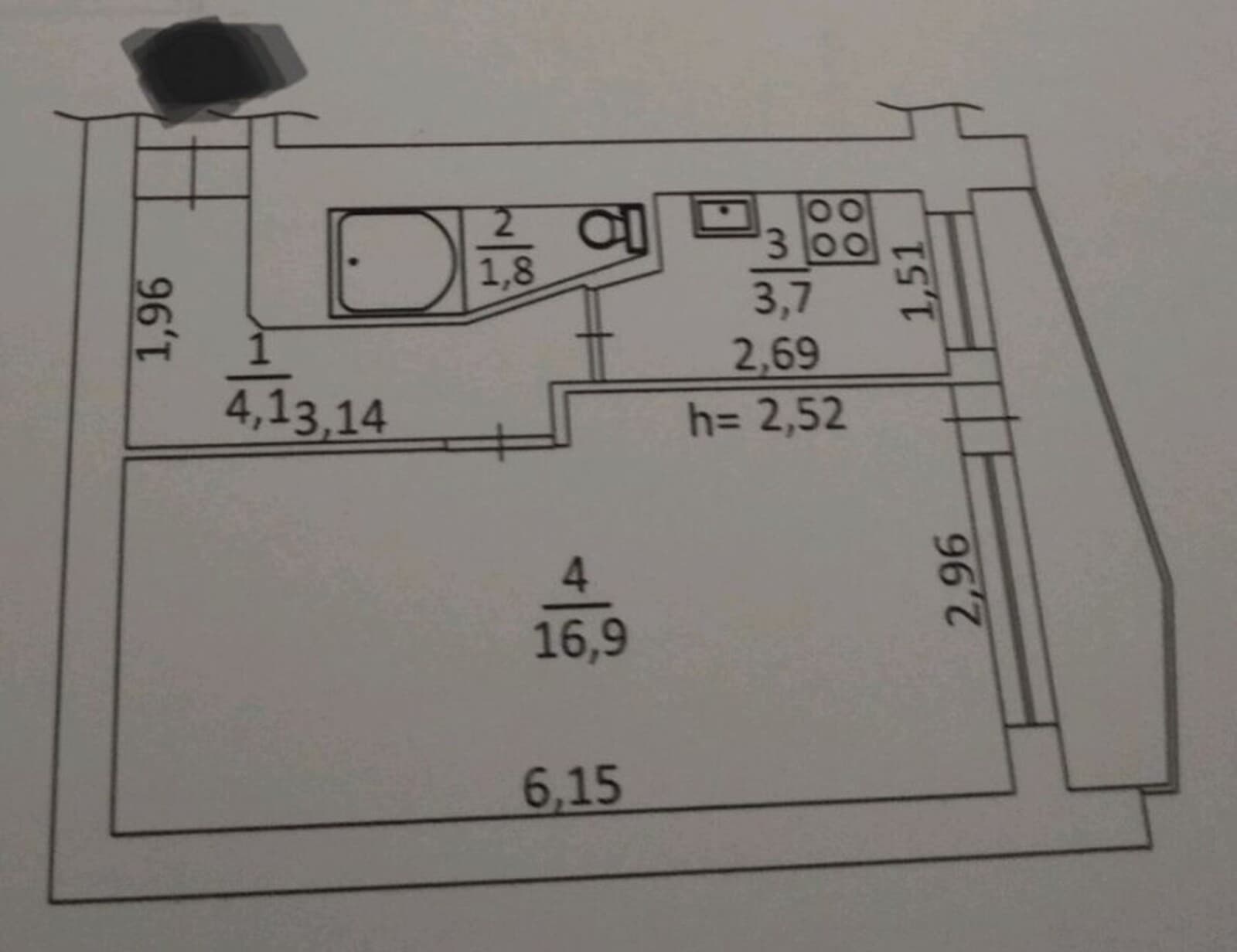 1-bedroom apartment in Kyiv Podolskyy